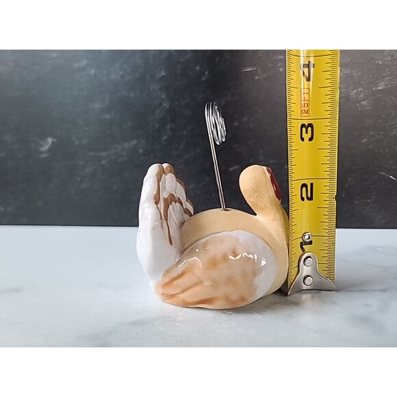 Ceramic Turkey Place Card Holder Vintage - Picture 8 of 10